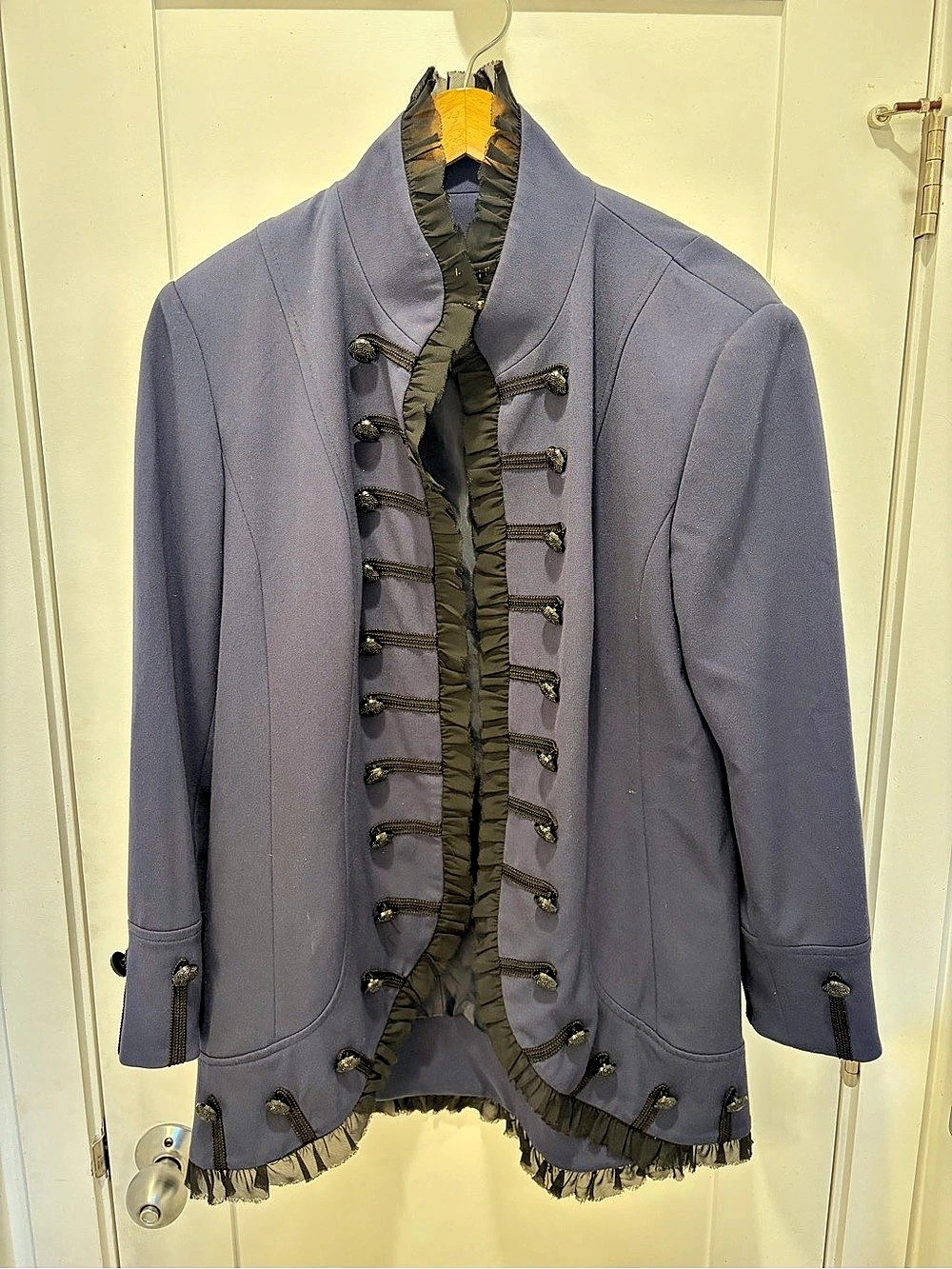 INSIGHT New York Victorian Military Ruffle Collar Jacket (Sz 16) - Cosplay